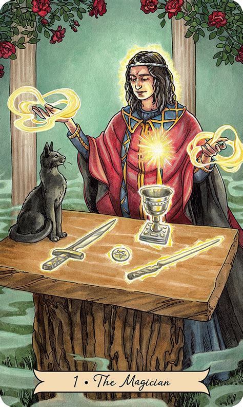 Witch tarot card representations